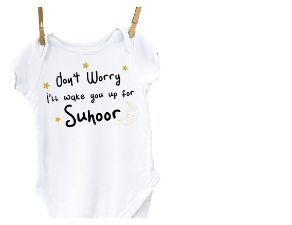 Don't Worry I'll Wake You Up For Suhoor Baby Bodysuit - TC Creative Co.