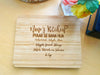 Muslim Mom/Grandma Urdu Gift, Pyar Se Bana Hua Wood Cutting/Serving Board - TC Creative Co.
